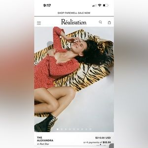 🔥EUC Realisation Alexandra dress🔥